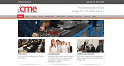 Desktop Screenshot of icme.org.uk